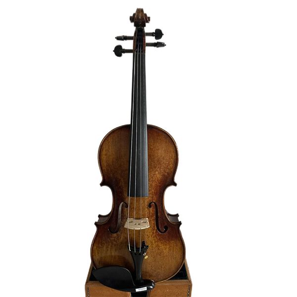 

master 4/4 violin solid flamed maple back old spruce nice sound k2945