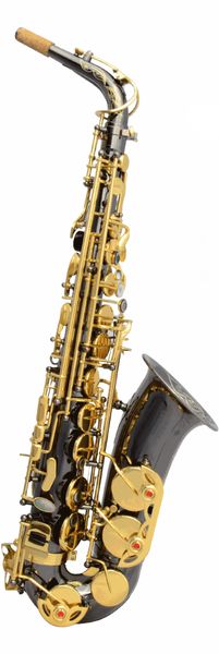 

alto professional eb black nickel full flower saxophone sax