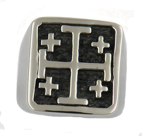 

custom made stainless steel mens or wemens jewelry masonary jesus christ crusaders knights templar religious cross ma ri38280529185322, Silver