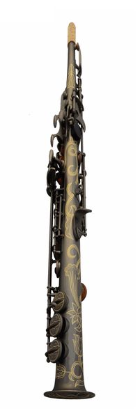 

advanced professional soprano bb matte black nickel saxophone sax