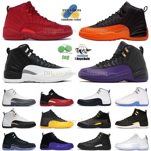 

12s man basketball shoes sneakers basketball shoes men women 12 cherry stealth grey floral stealth black taxi flower university blue utility