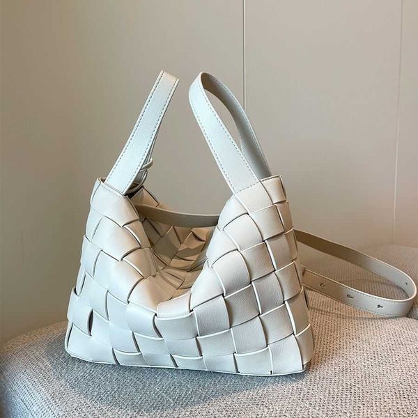 

designer bag veneta bottrga genuine leather handmade woven minimalist and bucket french three-dimensional single shoulder crossbody tote