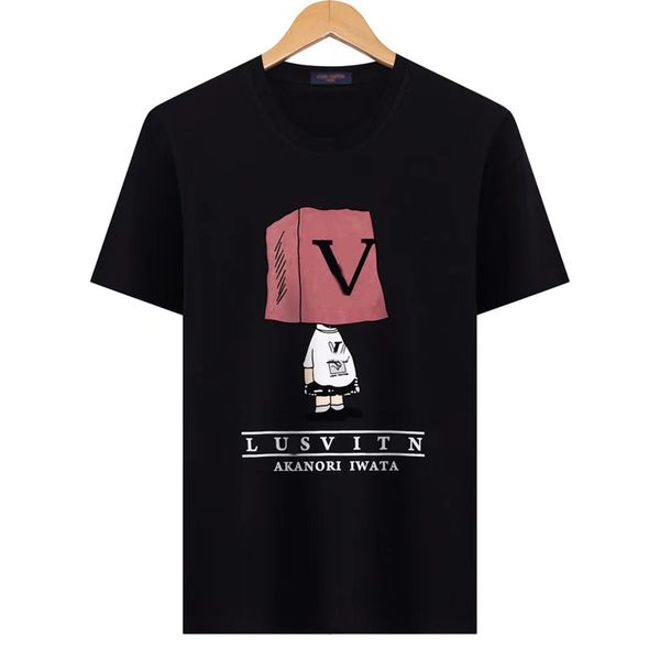 

designer t shirt summer short sleeve waves tee men women lovers luxury t-shirts fashion senior pure cotton large size m-3xl, White;black