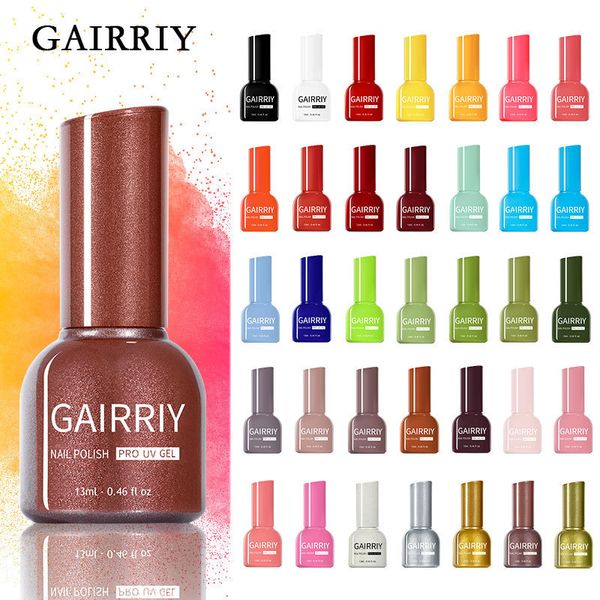 

nail gel gel nail polish 48 colors semipermanent varnish hybrid nail art salon glitter 13ml soak off uv led nail polish 230706, Red;pink