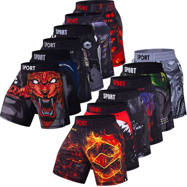 

men's shorts boxing mma shorts men rashguard ju jitsu fight fierce fighting men's short pants tiger sanda kickboxing muay thai sho, White;black