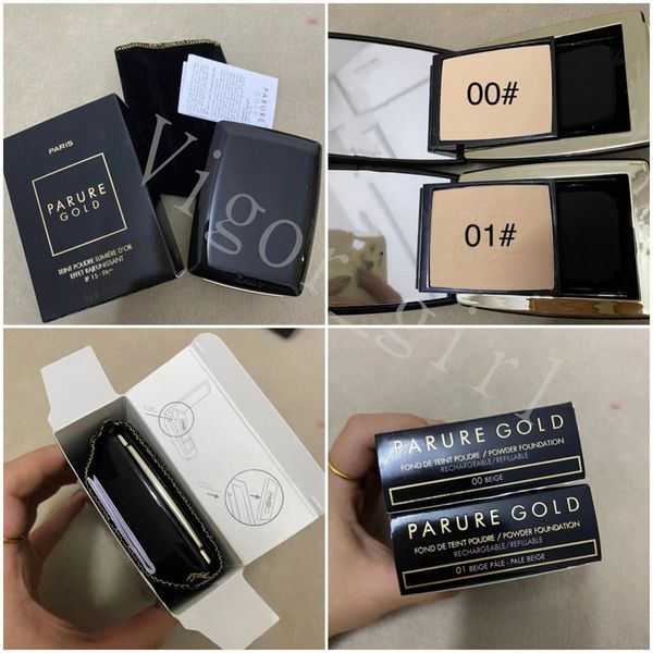 

luxury brand face powder paris girl face powder makeup parure gold teint poudre lumiere effet rajeunissant 10g 00 01 2 color drop shipping