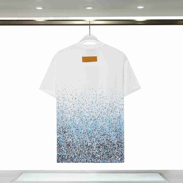 

men's t-shirts designer 2023 summer mens tees designer t shirt paris tie dye shirts short sleeve cotton letter print t-shirt women whit, White;black