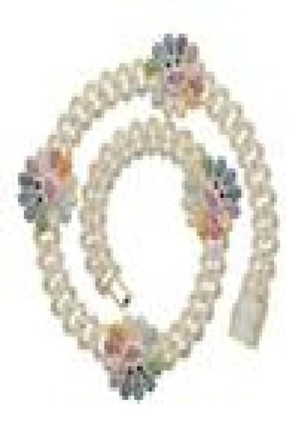 

fashion trendy cuban chain hip hop necklace jewelry with rainbow cz paved charm choker necklace jewelry for women lady6675385, Golden;silver