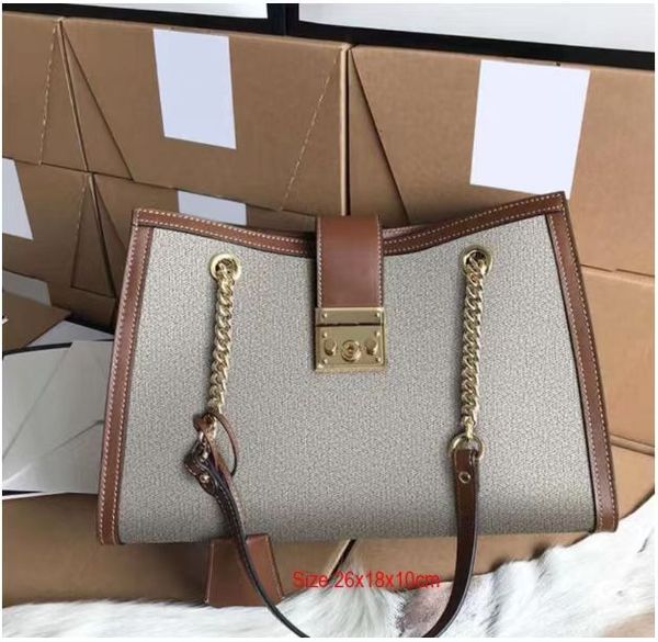 

luxury classic handbag shoulder bag ladies casual design luxury padlock tote hand crossbody bag messenger shopping 498156 479197 wallet chai
