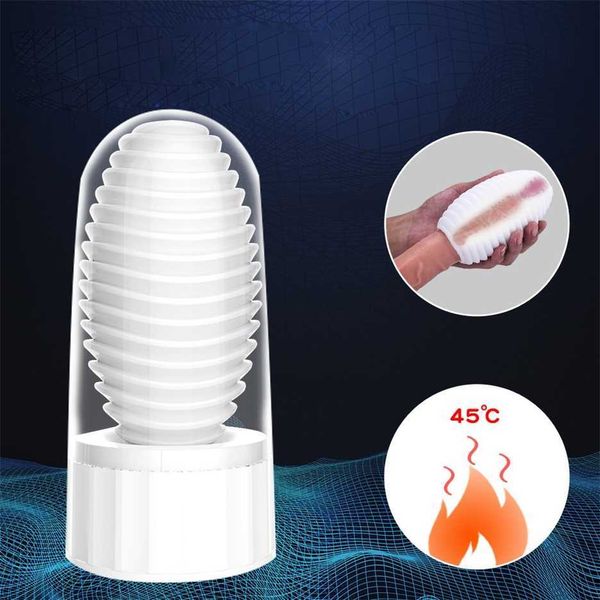 

men's aircraft cup spiral heating clip suction male manual exerciser toy 50% factory store sale