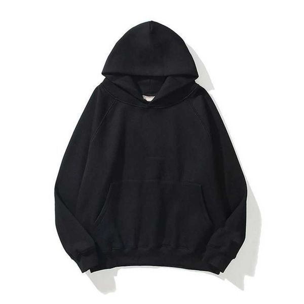 

2021 designer warm hooded hoodies sweater mens womens fashion streetwear pullover sweatshirt loose essentail hoodie couple clothing tech fle, Black;brown