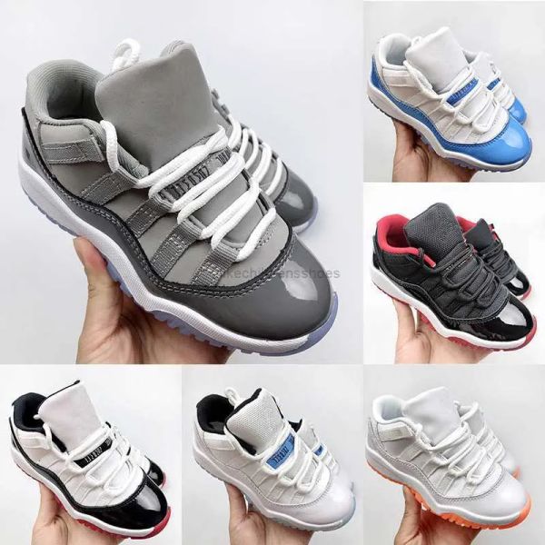 

cool grey kids shoes 11s low black boys grey sneaker 11 j designer basketball cherry trainers baby kid youth toddler infants children boy gi