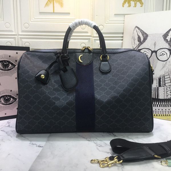 

large capacity handbag brand bag mens and womens fashion travel bag leather canvas shoulder bag multi-functional crossbody bag 547953