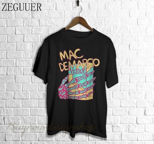 

mens tshirts selling mac demarco print summer oneck vintage graphic tee shirt gothic style casual blouses 90s aesthetic clothing 230707, White;black