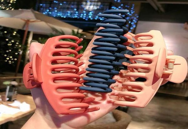 

drop large plate hair clip female headdress shower clip back head new big shark clip1948756, Golden;silver