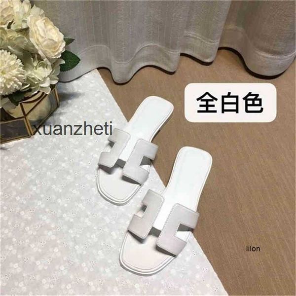 

year shoes .h. net slipper red sandal bear oran luxury h designer slippers sliders women's 23 summer flat bottom fasion wear cool korea