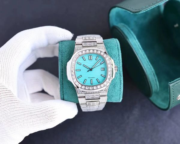

mens watch for man automatic mechanical 41mm diamond counter quality official replica wristwatch premium gift with box