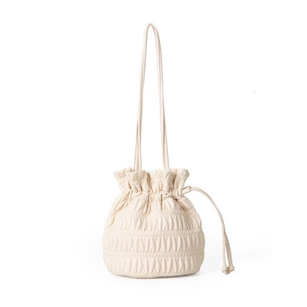 

evening bags bucket bag summer shoulder trend simple personality pleated for women daily travel allmatch 2023 handbag 230707