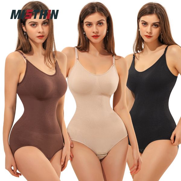 

womens shapers misthin bodysuit full body shapewear womens binders and shapers corset tummy control slimming push up bra underwear thongs 23, Black;white