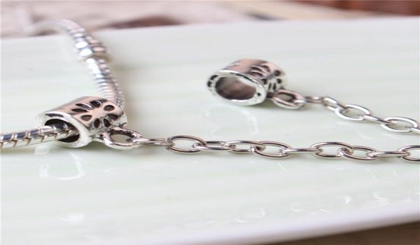 

heart safety chain fashion women jewelry 925 silver plated lovely for bracelet charm bead european style 0011593181