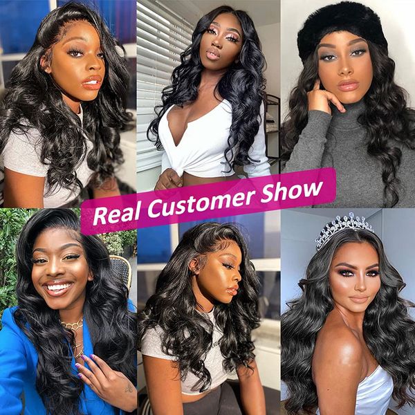 

new product brazilian lace front human hair wigs body wave 13x4 hd lace frontal wig women glueless 360 wig sale bling hair, Black;brown