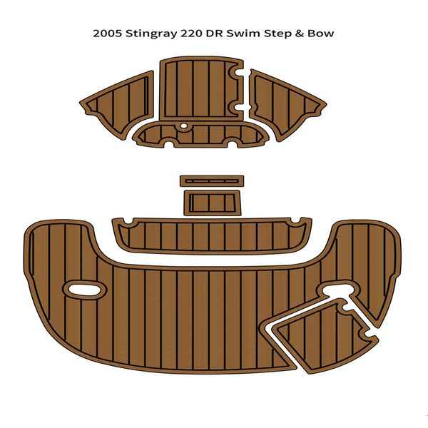 

2005 stingray 220 dr swim platform step pad boat eva foam teak deck floor mat backing self adhesive seadek gatorstep style pads