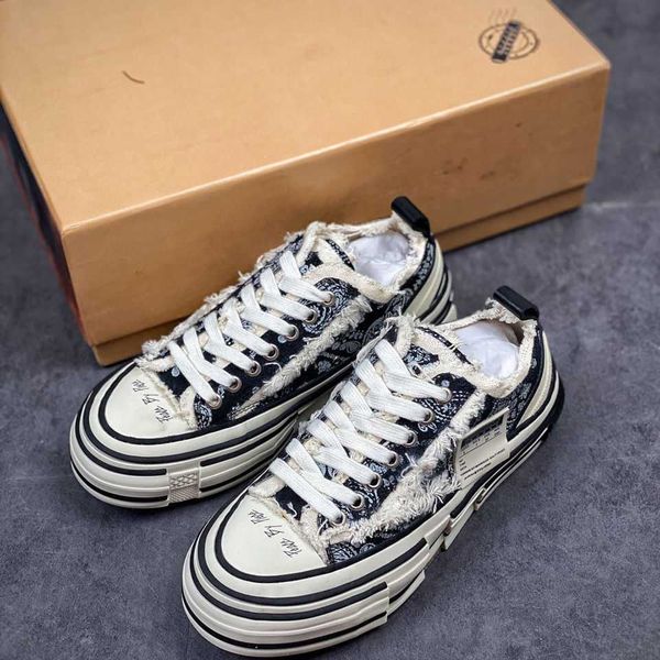 

vanness wu casual x vessel hand-made vulcanized canvas shoes, Black