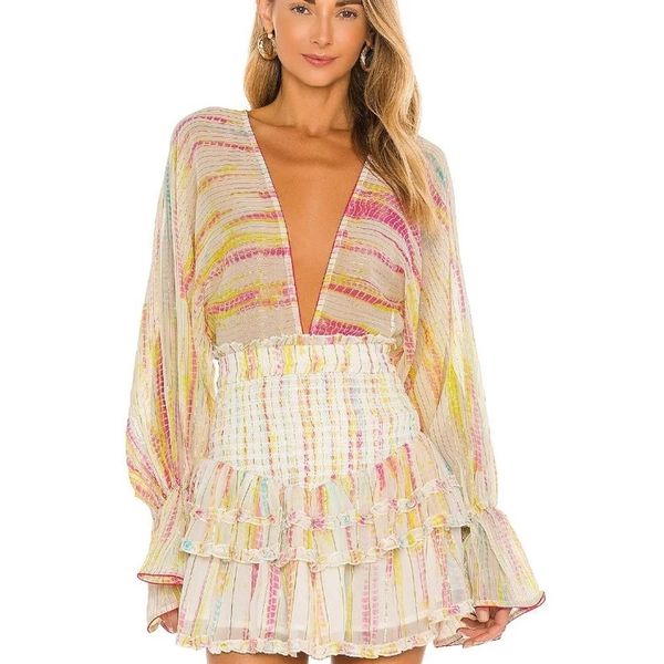 

women s jumpsuits rompers 2023 summer holiday vocation long sleeve v neck ruffled a line beach playsuit with headband 230707, Black;white