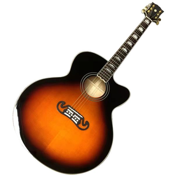 

2023 43-inch spot jubmo mold j200 missing corner finger playing acoustic acoustic guitar