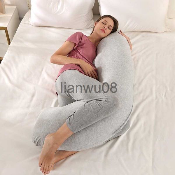 

maternity pillows body pillow for pregnancy women j ushape knitted solid maternity comfortable soft  prenatal woman pregnant pillows