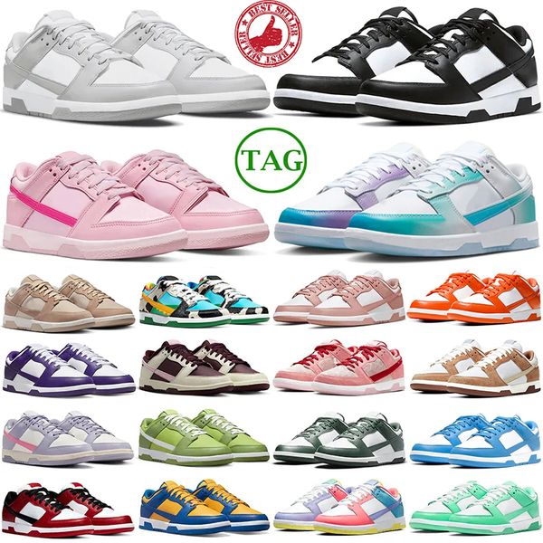 

running shoes men women dunks low panda shoe sanddrift white black unc blue grey fog unlock your space university red syracuse triple pink l