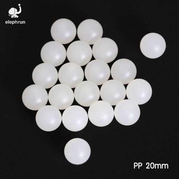 

20mm polypropylene ( pp ) sphere solid plastic balls for ball valves and low load bearings, flotage valves and fluid level indicator