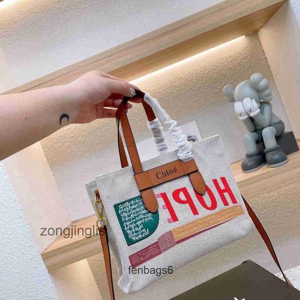 

designer 2023 woody hands bags outlet tote bag handbag cloe summer tote canvas female commuting large cap u10s