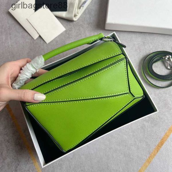 

layer puzzles one girl cool mini bag leather designer geometry head loewsbag calf bags 2023 pack shoulder crossbody 20cm handbags fgyt