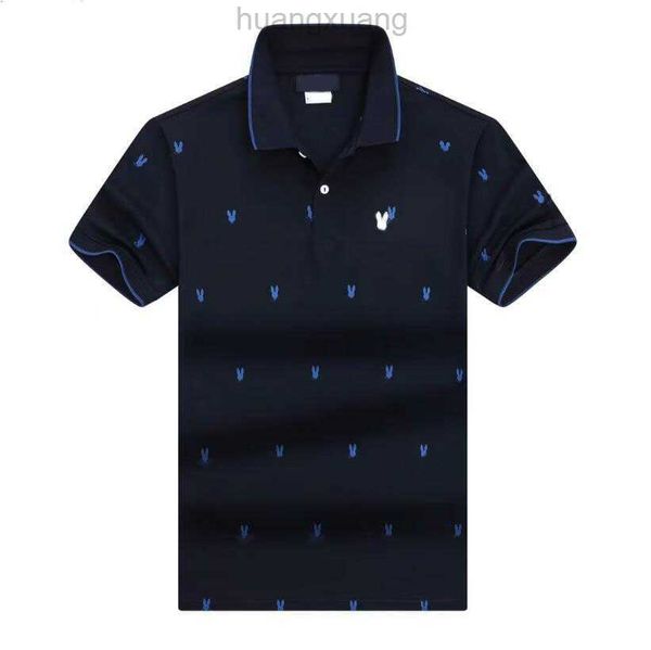 

tt new summer men's polo shirt high-end casual t-shirt lapel short sleeve, White;black