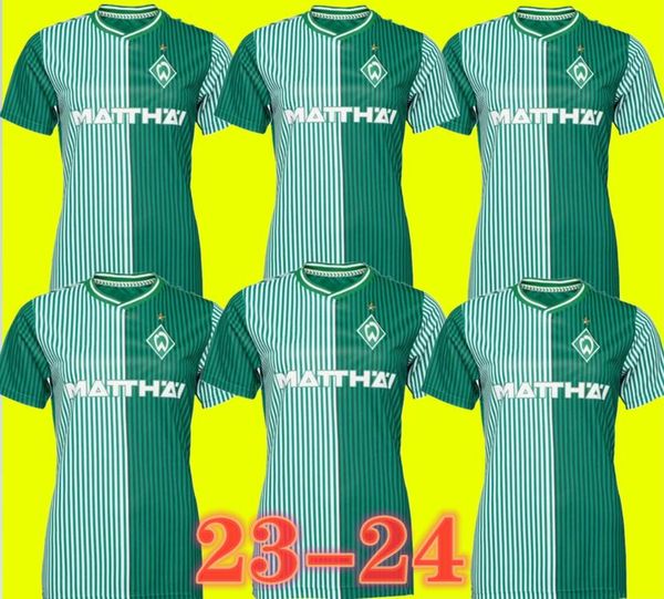 

2023 2024 werder bremen special soccer jersey marvin ducksch leonardo bittencourt black green 23 24 friedl pieper football shirts thailand q, Black;yellow