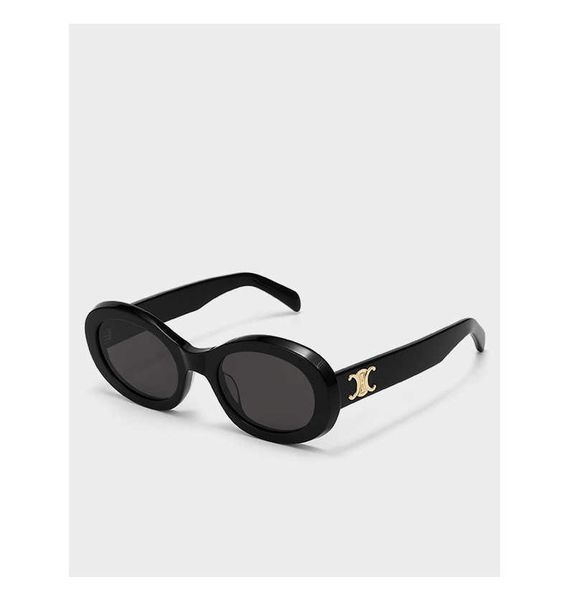 

new ins triumphal arch full panel oval frame star's fashion street p blackout sunglasses, White;black