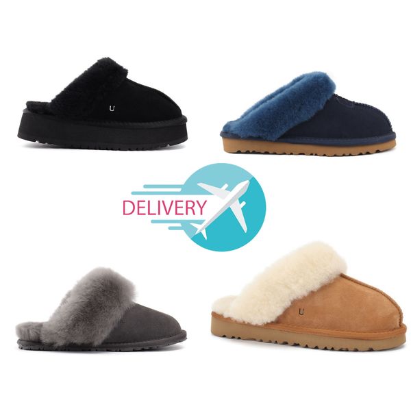 

winter boots classic snow boots tazz slippers tasman solid ankle australia chestnut slipper warm fur boot warm booties 34-42, Black