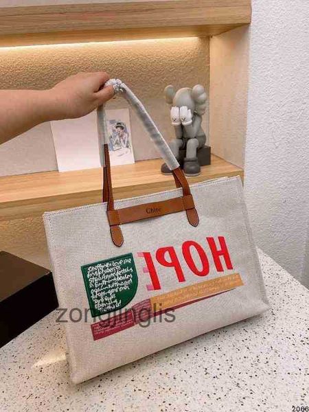 

handbag cloe bags woody 2023 tote bag designer summer tote canvas female commuting large capacity zvx8