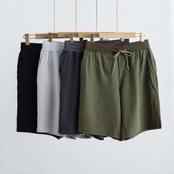 

lulu shorts for men and women t.h.e. sports elasticband designer summer pocket coolness leisure quick dryi capris elastic and loose without