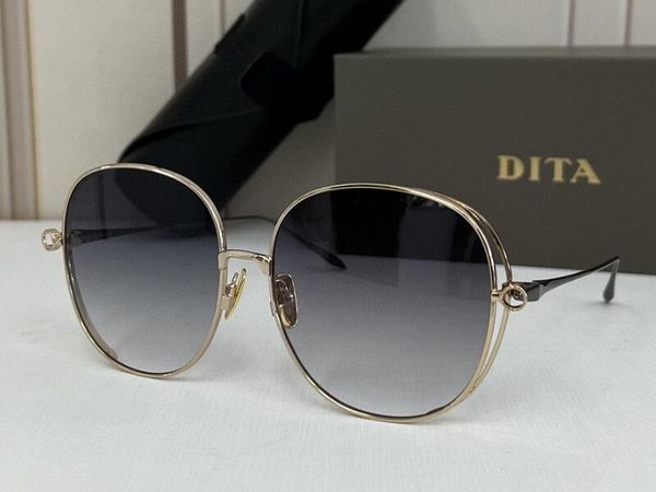 

realfine 5a eyewear dita arohz luxury designer sunglasses for man woman with glasses cloth box, White;black
