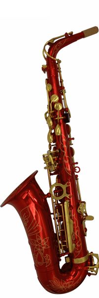 

advanced professional alto eb red lacquer saxophone sax