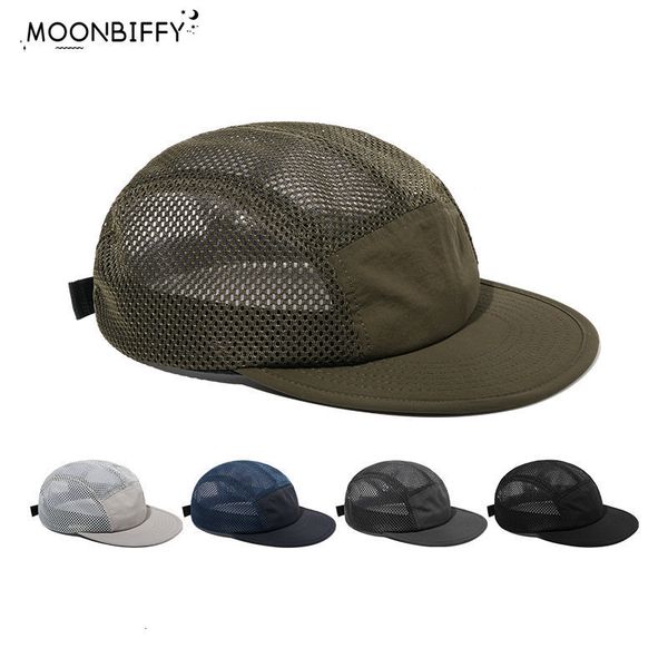 

ball caps summer quick drying cap 5 panel baseball hats for men women gorras trucker mesh caps outdoor breathable sports cap 230706, Blue;gray