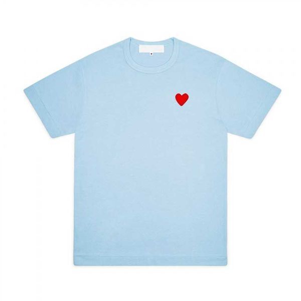 

play fashion mens t-shirts designer red heart shirt casual tshirt cotton embroidery short sleeve summer t-shirt gdx2 7l3g, White;black