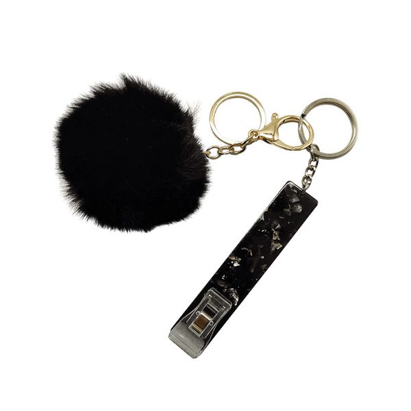 

13 custom logo atm card grabber acrylic material acrylic keychain card puller credit card grabber for long nails, Silver