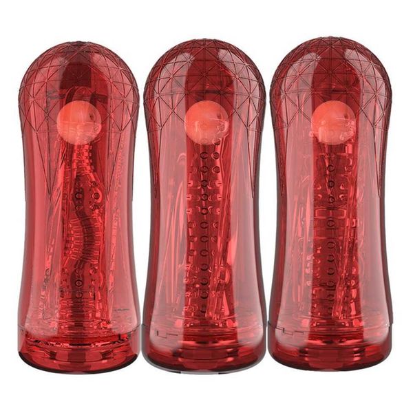 

red pill violent juicing aircraft cup 3-channel crystal transparent blast male and device jiuba us onlines