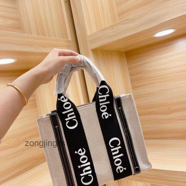 

outlet cloe tote designer bag handbag small woody hands bags book selling letter printing canvas shopping large capacity japanese tote singl