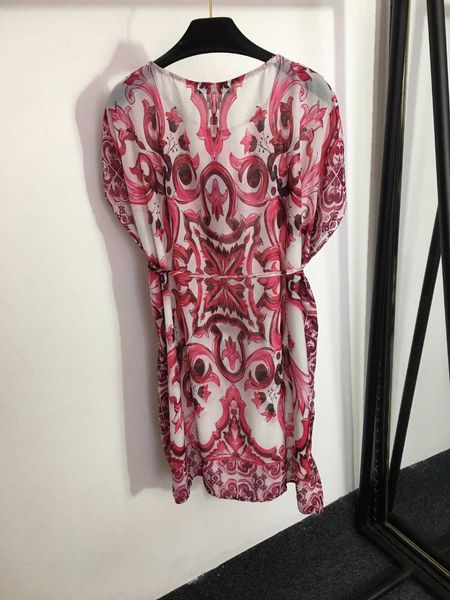 

women designer clothing retro printing lady dresses lace up waist design girl skirt size s-l bat sleeve dress, Black;gray