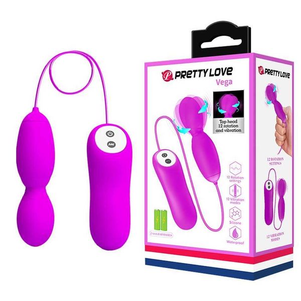 

baile remote control female 12 frequency vibration rotation silicone massage jump egg 14963a factory sale