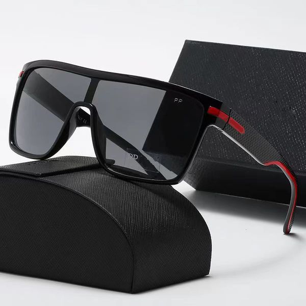 

men women polarized lens fashion sunglasses for brand designer vintage sport sun glasses with case and box large frame, White;black